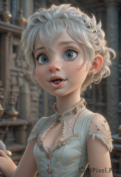 A breathtaking view of a child in dynamic scene
