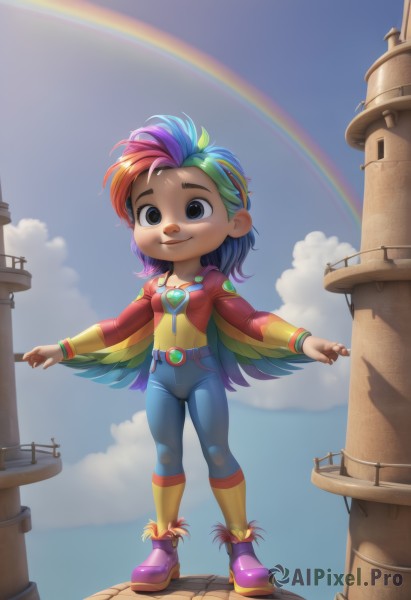 A inspiring view of a child in day