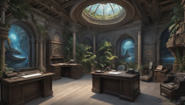 A stunning portrayal of a indoors in a breathtaking day