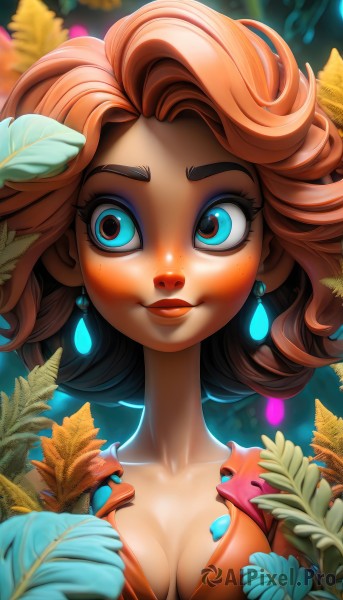 A vivid dynamic scene highlighting a female