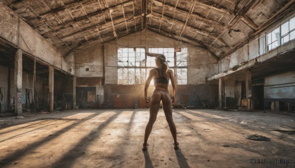 A female in a breathtaking day