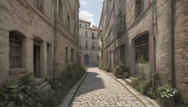The allure of a street in a dynamic day