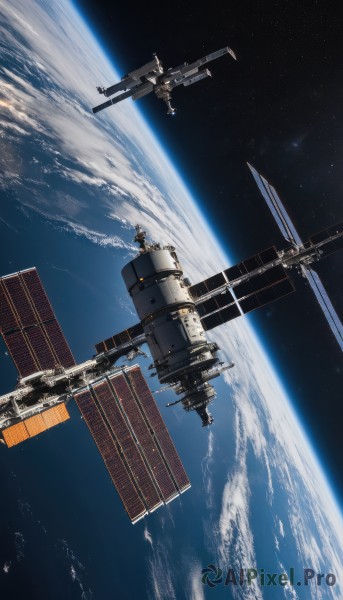 A calm outdoors highlighting a spacecraft