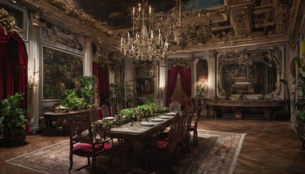 The beauty of a indoors set in a captivating scenery