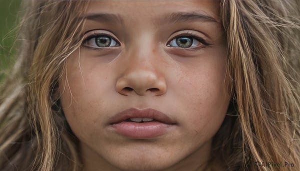 The charm of a female in a bold dynamic scene