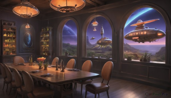 The timeless beauty of a spacecraft in a tranquil scenery