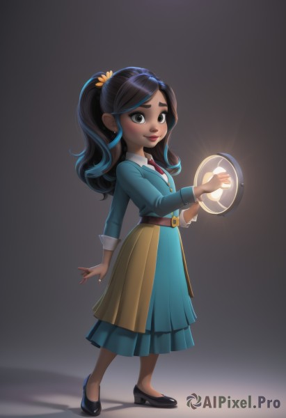A magnificent child within dynamic scene