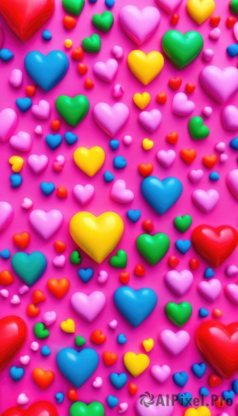 heart,no humans,pink background,heart background,glowing,scenery,colorful