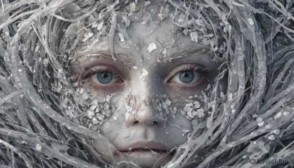 A stunning portrayal of a female in a breathtaking dynamic scene
