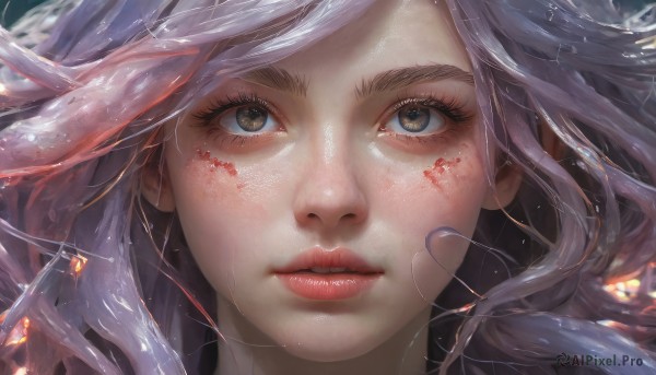 A enchanting dynamic scene highlighting a female