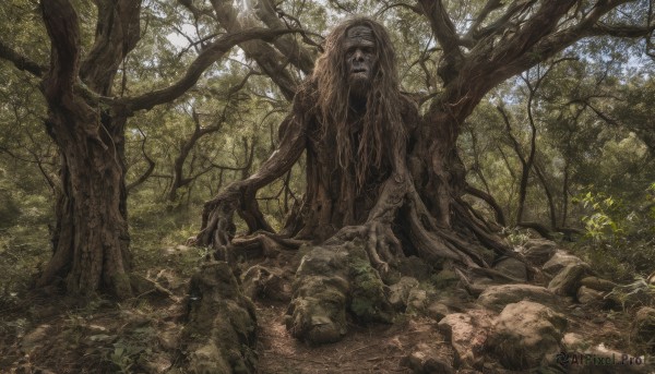 A monster portrayed in a inviting day
