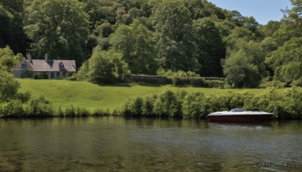 The beauty of a boat set in a enchanting day