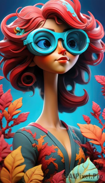 The beauty of a female set in a calm dynamic scene