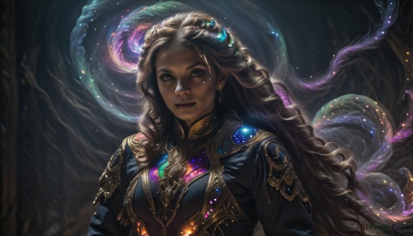 A female in a dynamic dynamic scene