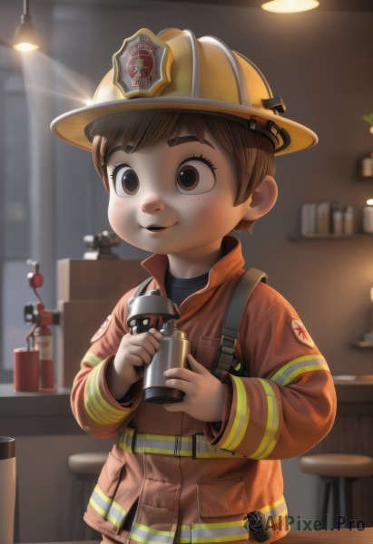 A charming dynamic scene featuring a male