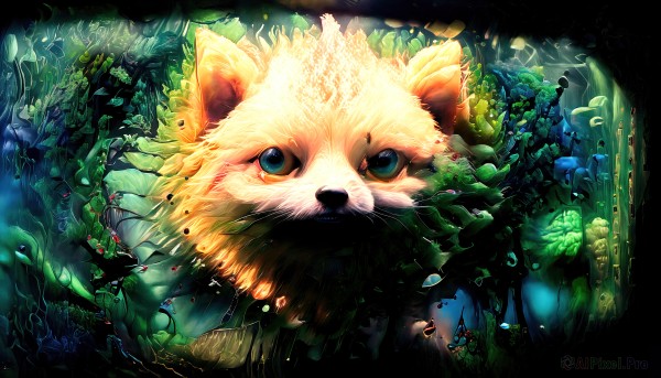 A cat in the heart of a majestic scenery