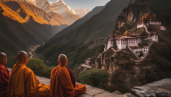 A stunning portrayal of a landscape in a calm day