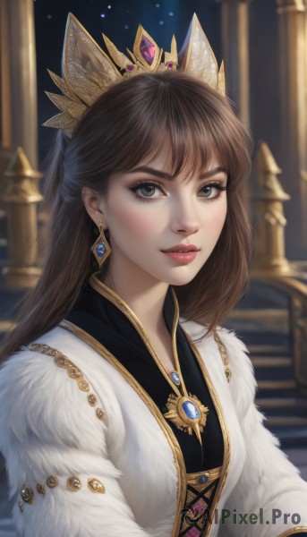 A ethereal dynamic scene showcasing a female