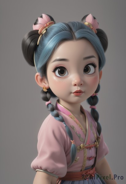 A child showcased in a vivid dynamic scene