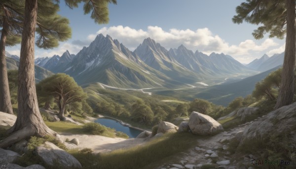 A delightful capture of a landscape within day