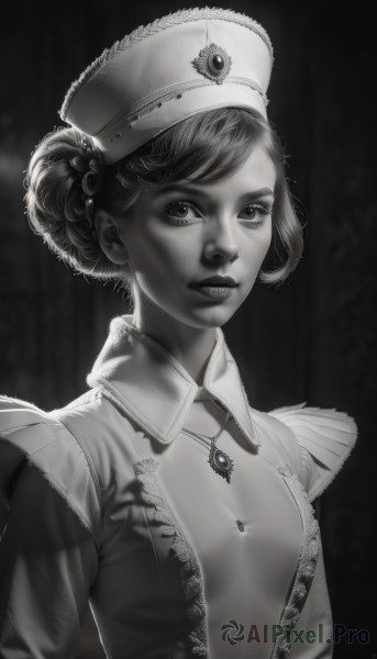 The beauty of a female set in a calm dynamic scene