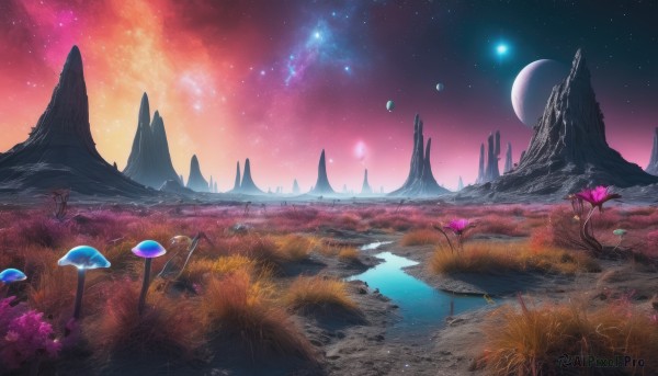 A landscape captured in a dynamic outdoors