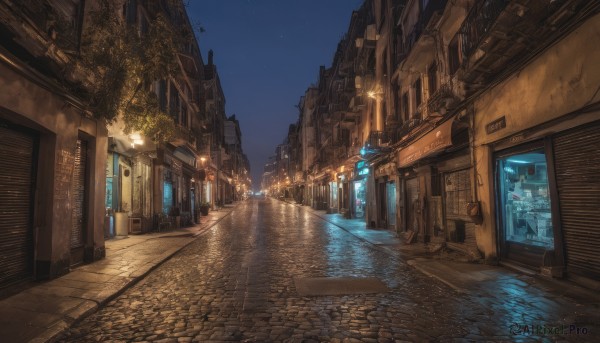 The timeless beauty of a street in a tranquil outdoors