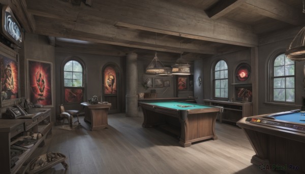 A stunning indoors within a beautiful fiery day