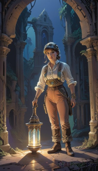 A female captured in a enchanting outdoors