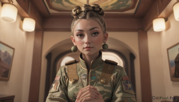 A breathtaking view of a female in dynamic scene