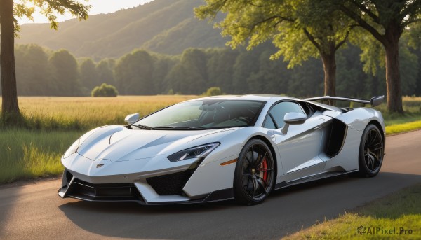 The timeless beauty of a motor vehicle in a tranquil day