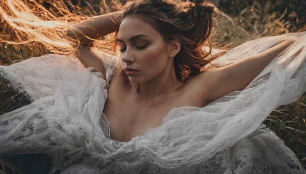 Dynamic scene brought to life with a captivating female