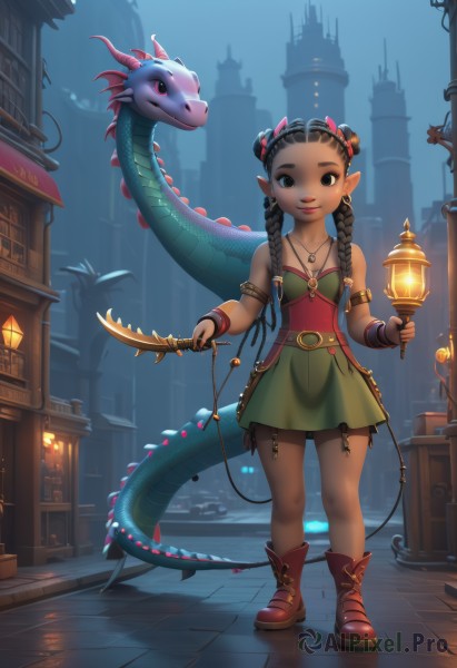 A child portrayed in a refreshing outdoors