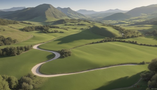 The majestic beauty of a landscape set within a dynamic day