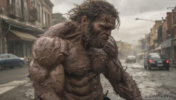 A majestic image of a male in outdoors