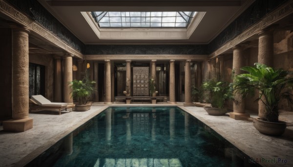 Image of a indoors in a vibrant day