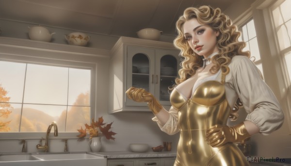 A female captured in a enchanting autumn
