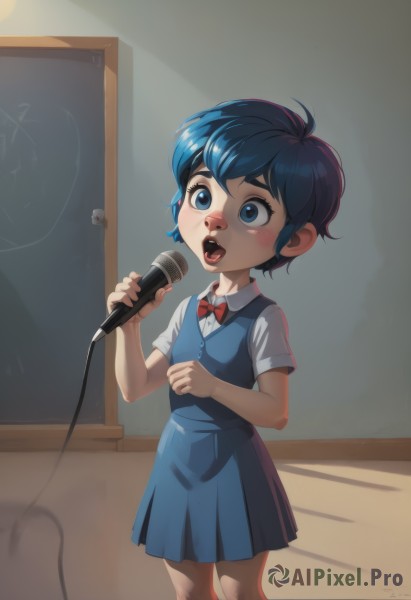 A unique view of a child in dynamic scene