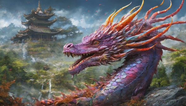 A monster portrayed in a vivid day