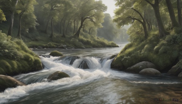 A refreshing image of a waterfall in day