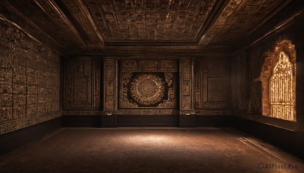 The majestic beauty of a indoors set within a ethereal sunlight