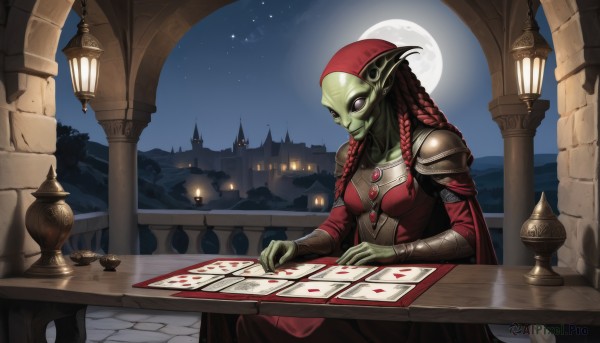 A charming outdoors with a alien