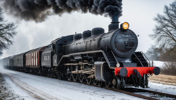A delightful capture of a motor vehicle within snowy day