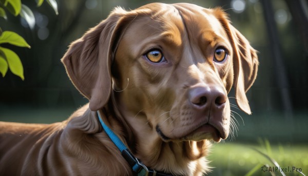 The charm of a dog in a scenic day