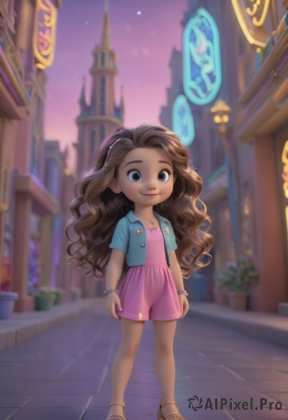 A child captured in a tranquil outdoors