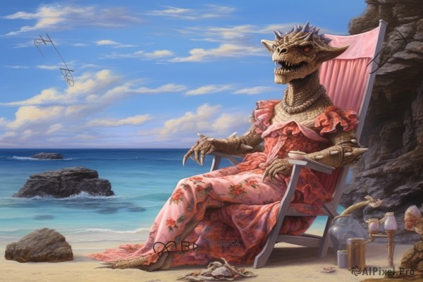 A striking day featuring the elegance of a monster