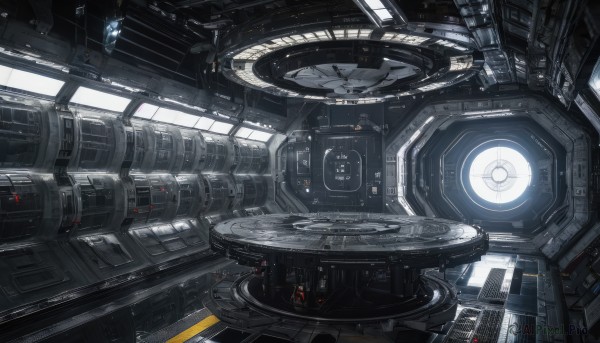A majestic scenery featuring a spacecraft