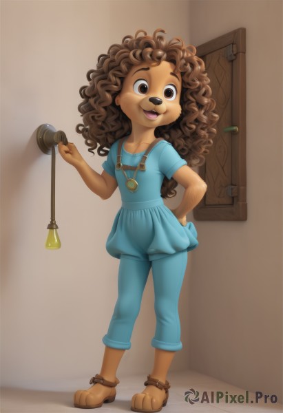 A majestic image of a child in dynamic scene