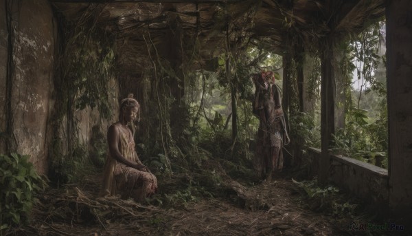 A male portrayed in a refreshing scenery