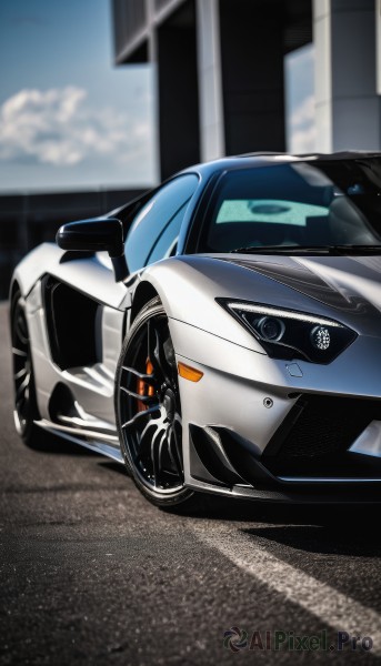 A breathtaking day with a motor vehicle